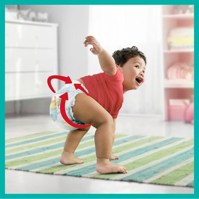 PAMPERS PANTS BABY DRY TAILLE 3 128 COUCHES