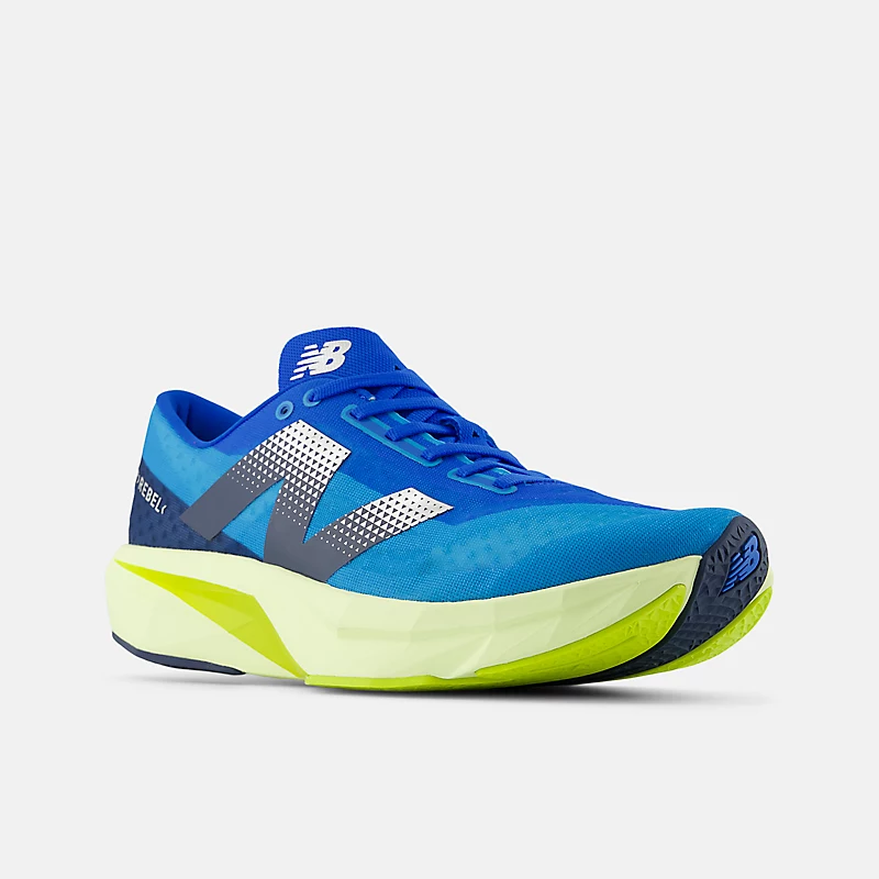 Men's FuelCell Rebel v4 - Spice Blue with Limelight and Blue Oasis