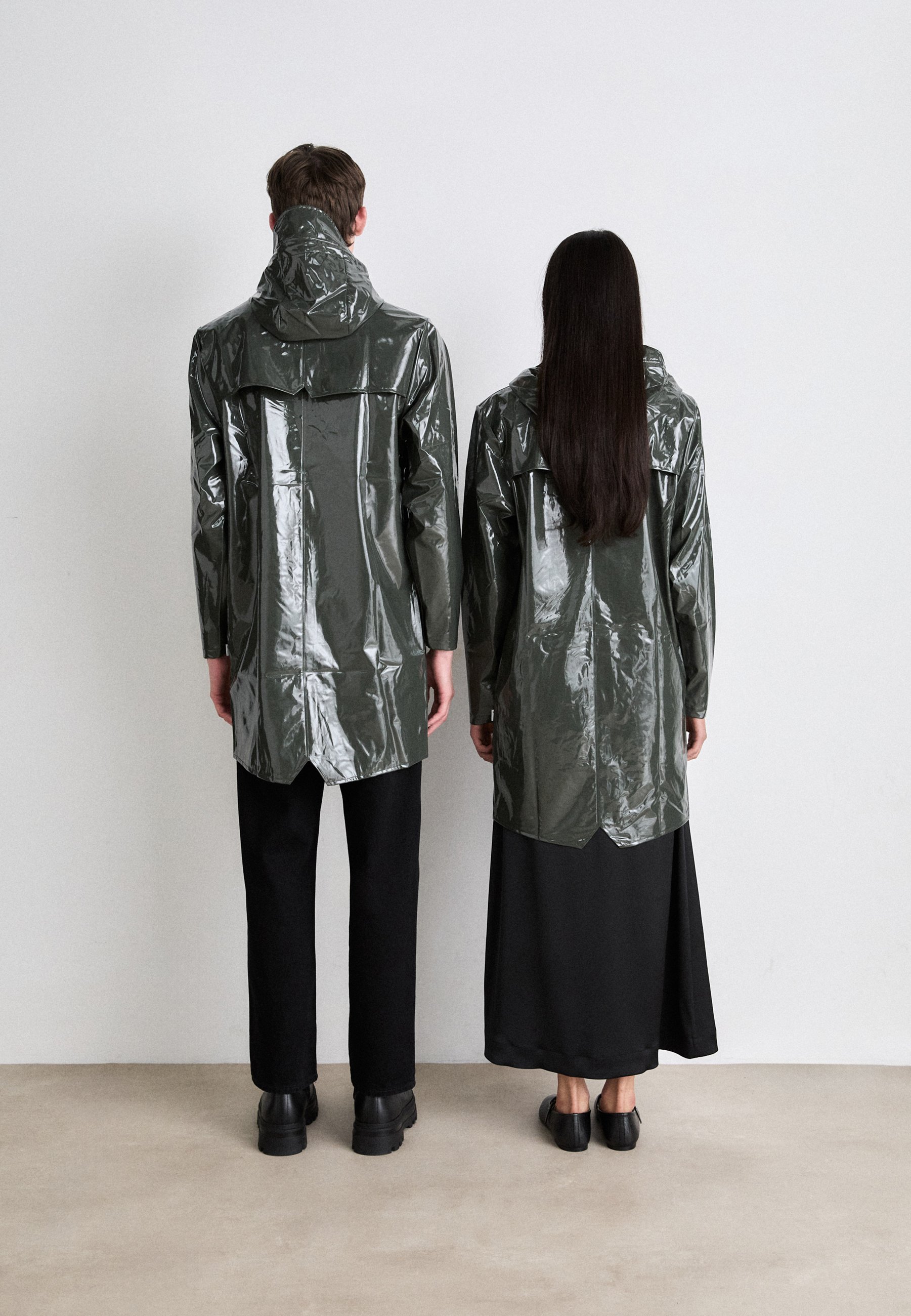 Veste longue unisexe Rains - Parka - Marais
