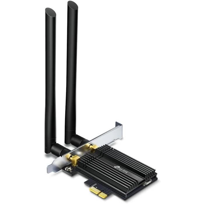 Tarjeta WiFi PCIe - TP-LINK - Archer TX50E - WiFi 6 - Bluetooth 5.3 - 2 antenas
