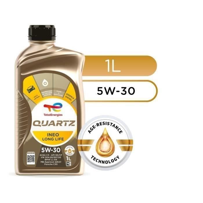 Aceite de motor - TotalEnergies - Quartz Ineo Long Life 5W-30 - 1L