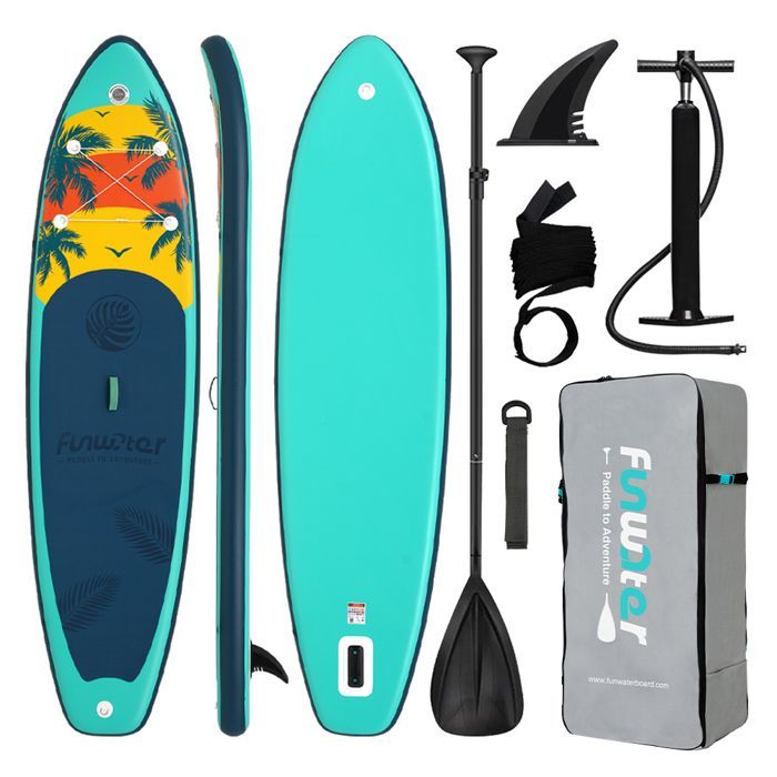 FunWater gonflable Stand Up Paddle Board planche à pagaie planche de Surf Surf Sup Board 335*83*15CM antidérapant Paddle Board