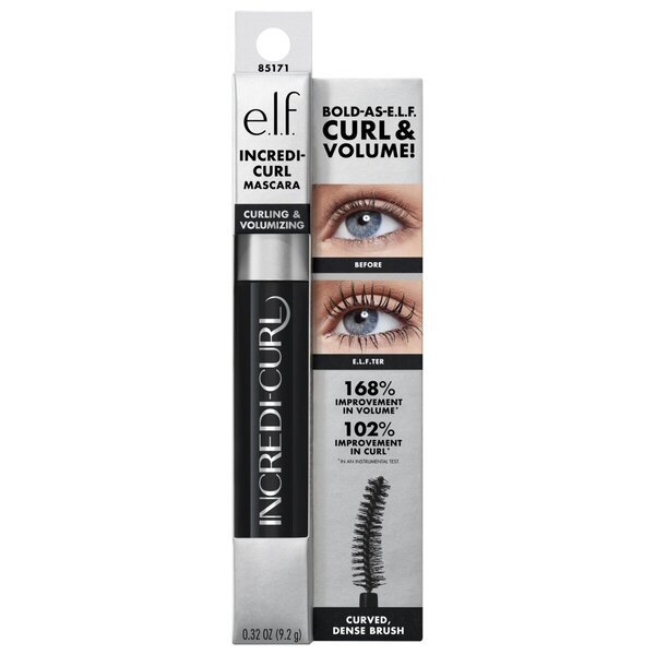 Maskara za kodranje las elf Pitch Black Incredible Curl 9,2 g