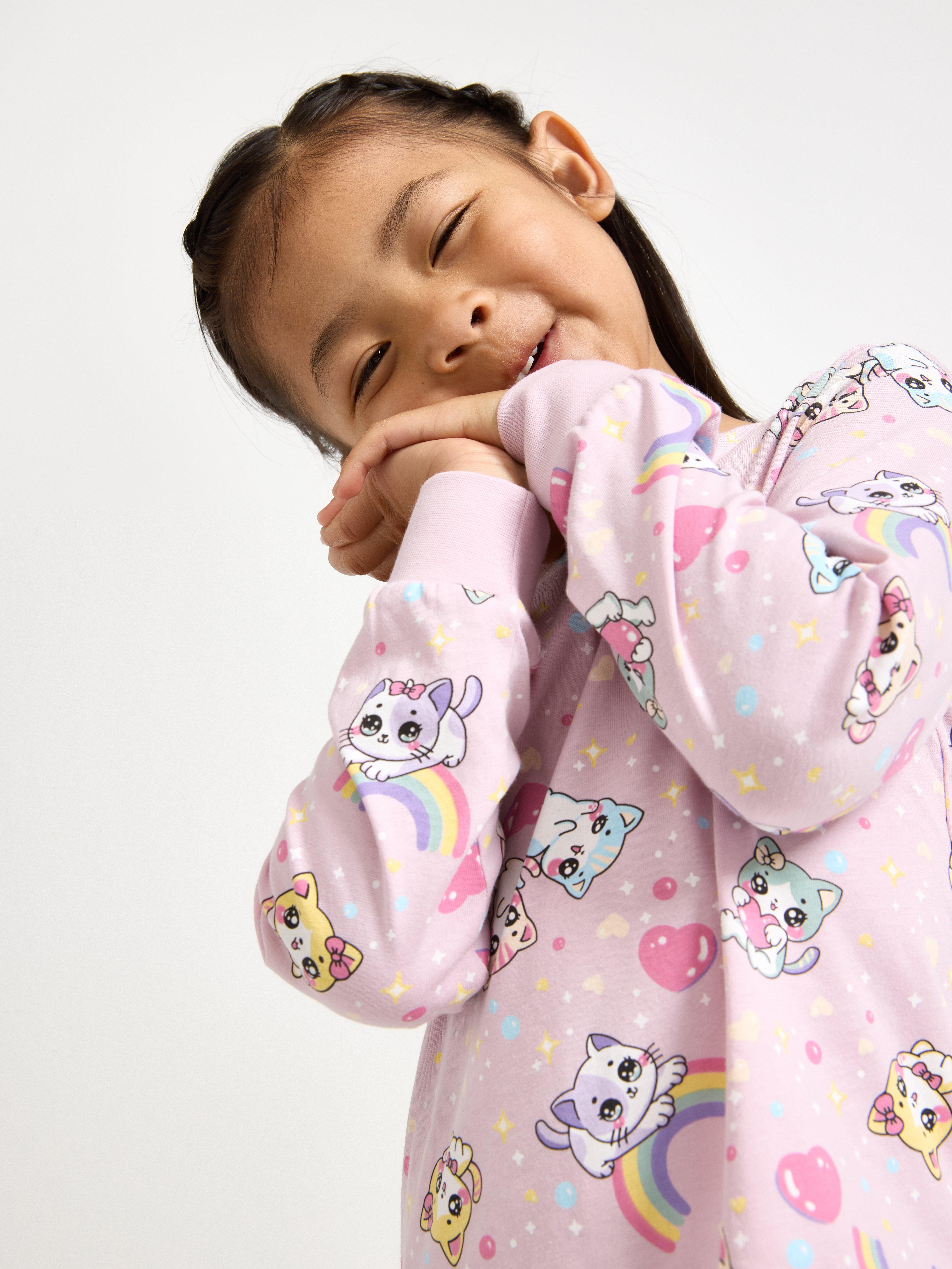 Conjunto de pijama rosa-claro