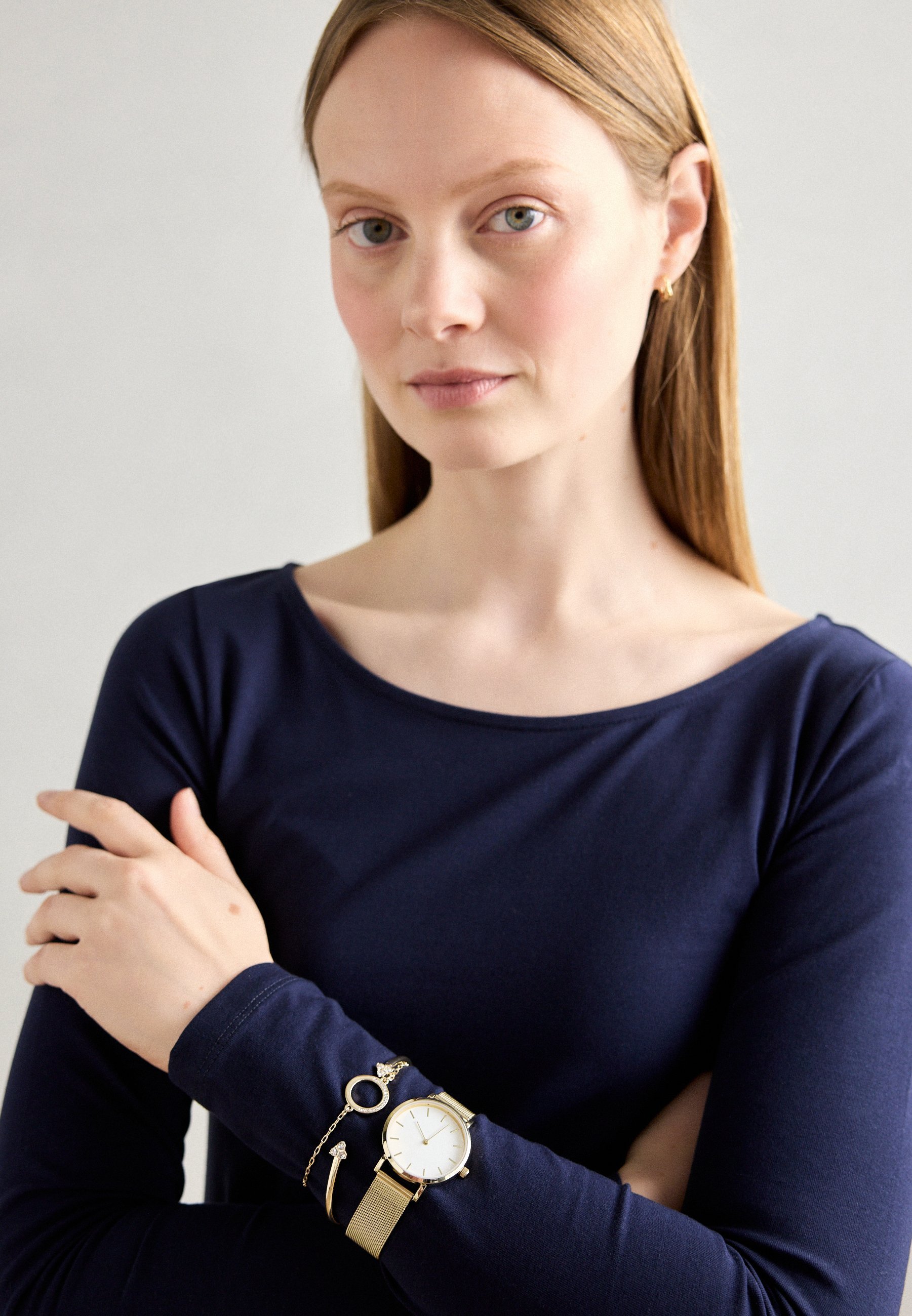 Anna Field SET - Horloge - goudkleurig
