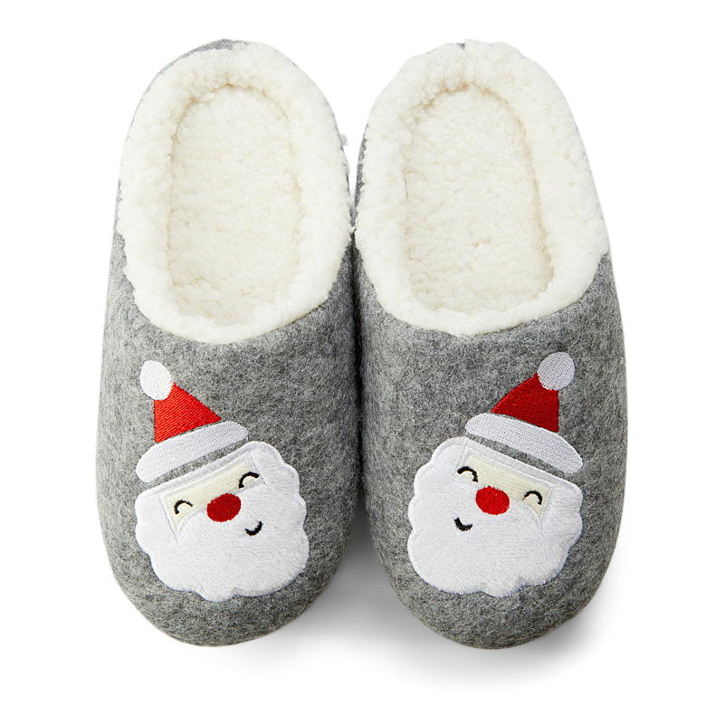 Pantofole Aå taglie 36-41 con Babbo Natale