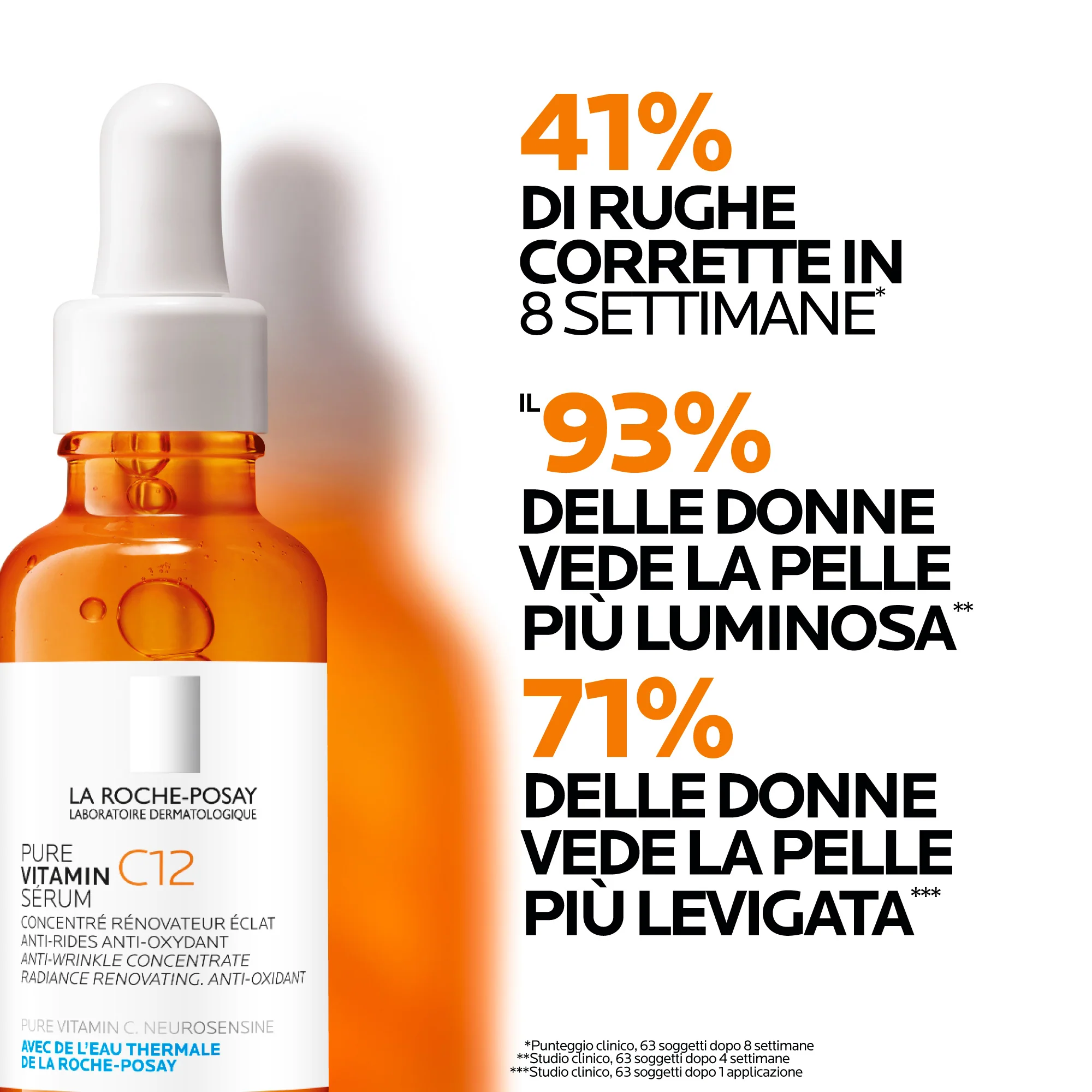 Pure Vitamin C Pure Vitamin C12 Siero Antirughe e Illuminante - Siero viso antirughe, Siero viso effetto globale