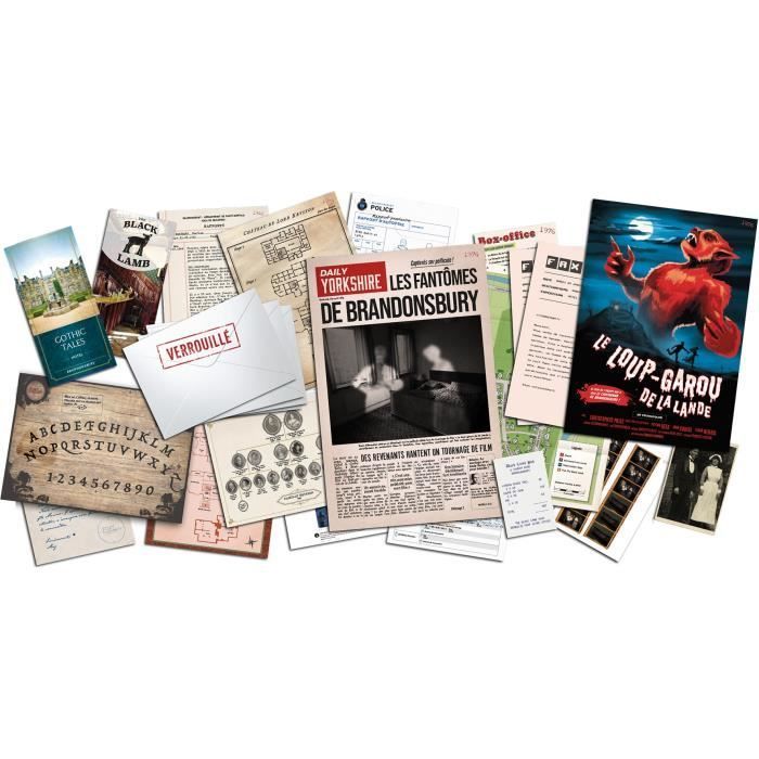 Los fantasmas de Brandonsbury - Asmodee - Juego de investigación - Para mayores de 18 años - Hecho en Francia