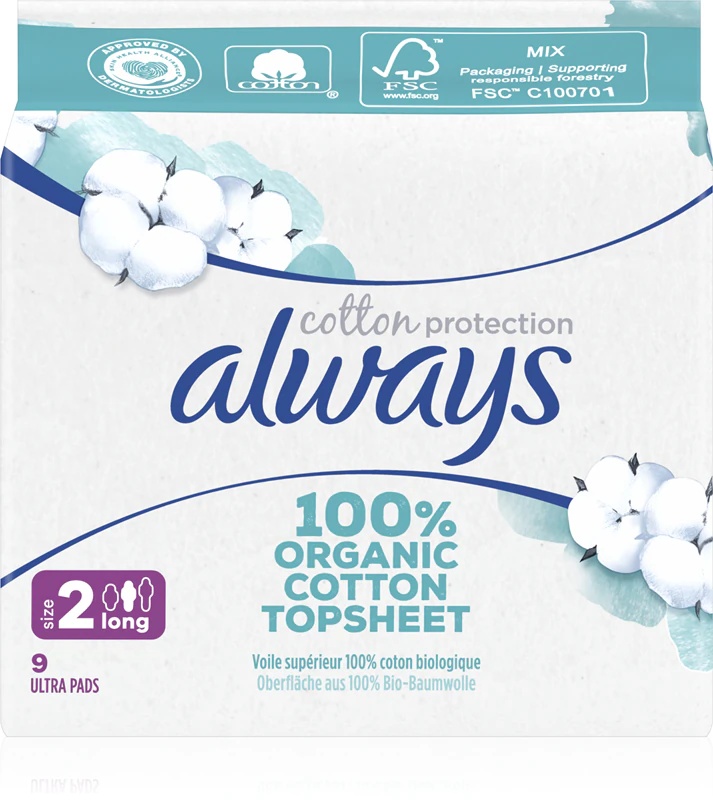 Always Cotton Protection Long bez smaržas ieliktnīši