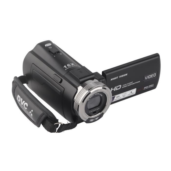 Videocámara digital TBEST HDV V12 - 30 MP - Full HD 1080p - Zoom digital 16x