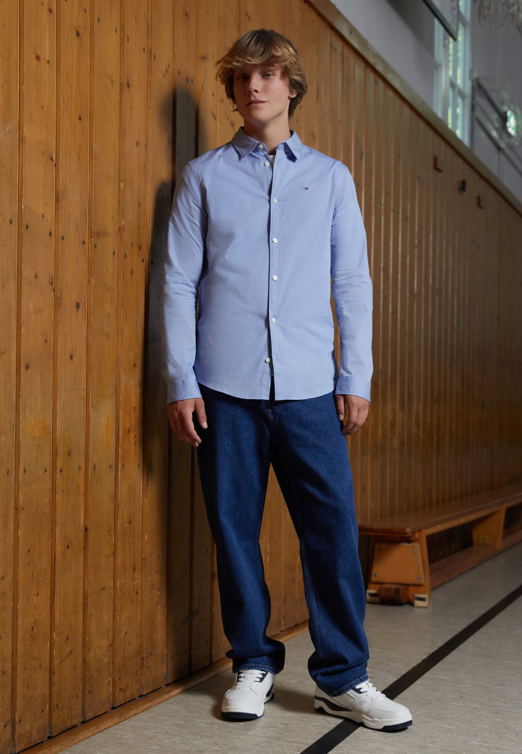 Tommy Jeans ORYGINALNA KOSZULA - Koszula - lawendowy połysk