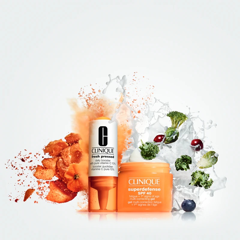 Clinique Superdefense™ SPF 40 Fatigue + 1st Signs of Age Multi Correcting gel vlažilna krema proti prvim znakom staranja kože