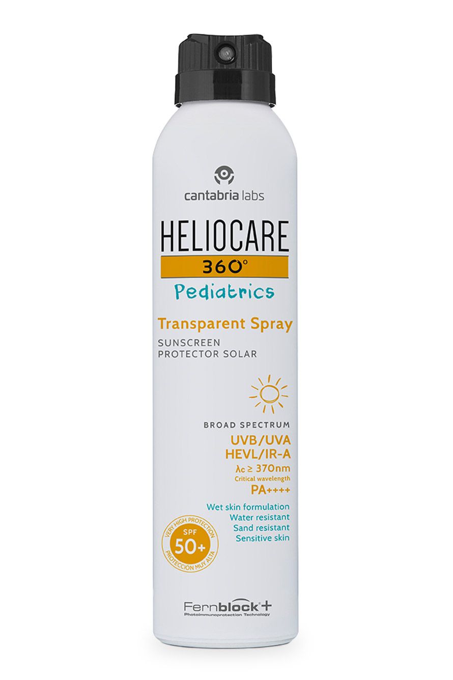 Heliocare 360º Pediatrics Transparentný sprej SPF 50 Produkty pre bábätká a deti