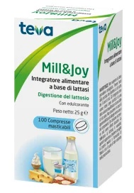 TEVA Mill&Joy 100 Kautabletten, laktasebasiertes Nahrungsergänzungsmittel