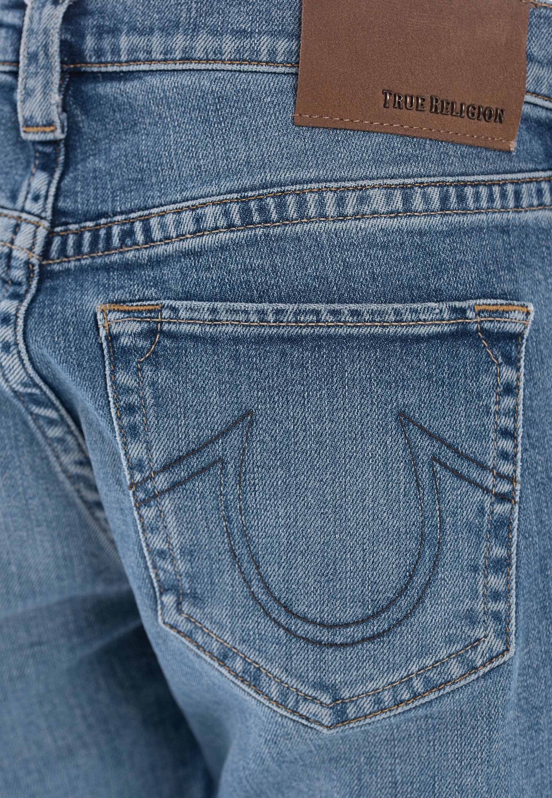 True Religion Slim Fit Jeans – blau