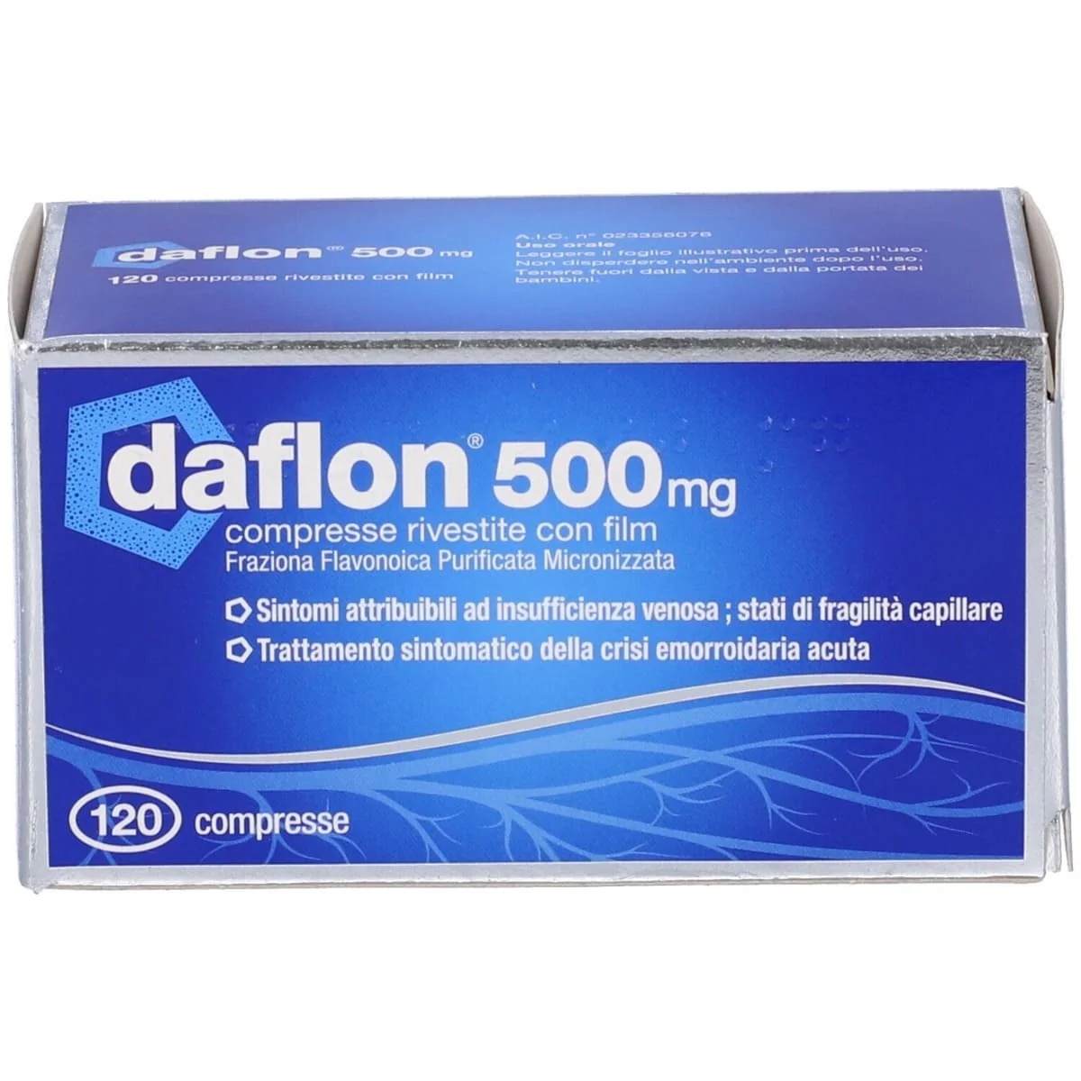 DAFLON Daflon 500 mg 120 tabletten Flavonoïden Vasoprotector