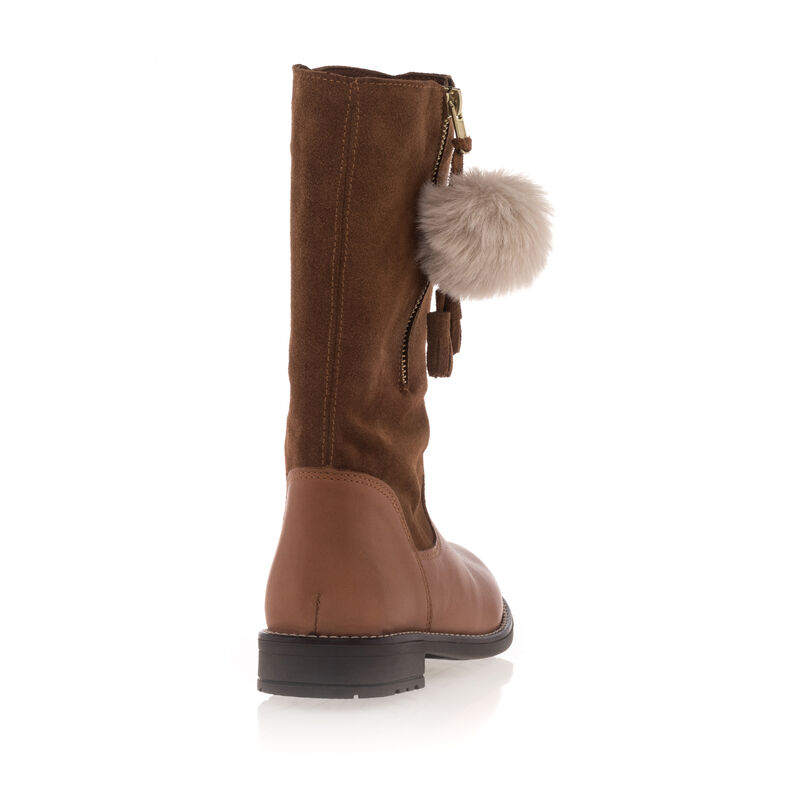 Botas marrones para niña