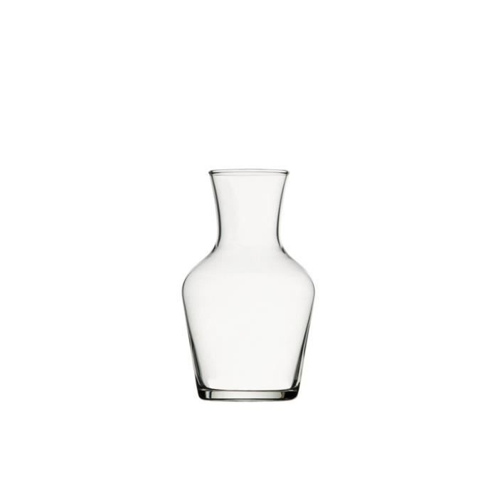 Wine carafe in the style of a carafe, 0.5 L – Wine decanter, 28.5x7.3 cm, High Quality [50 cl glass bottle]