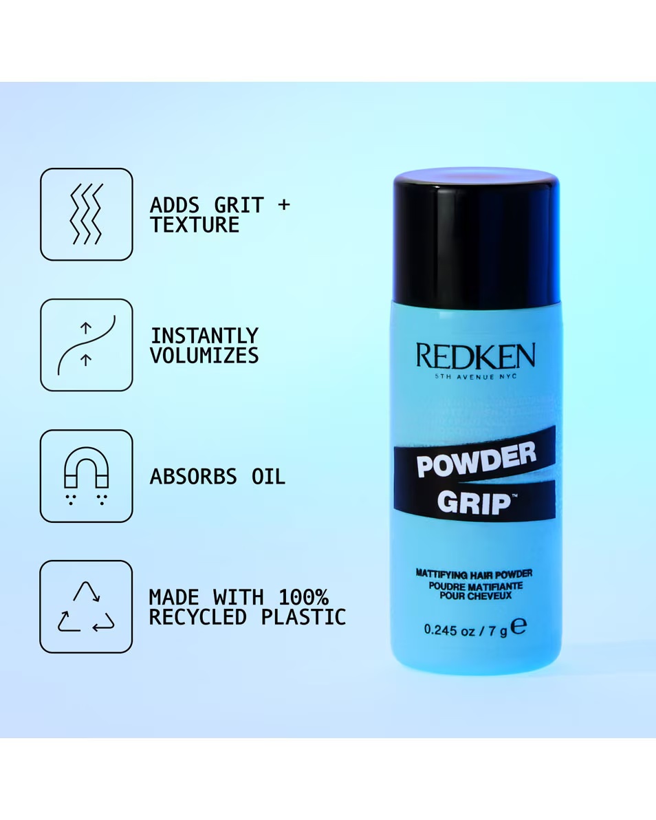 Pudră de styling REDKEN, pudră de păr cu fixare - pudră de îngroșare și volumizare