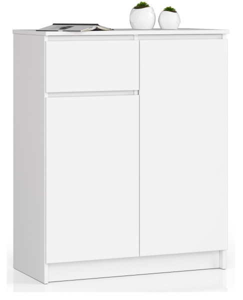 Komoda K80 2D 1Sz Clp Pk Biały