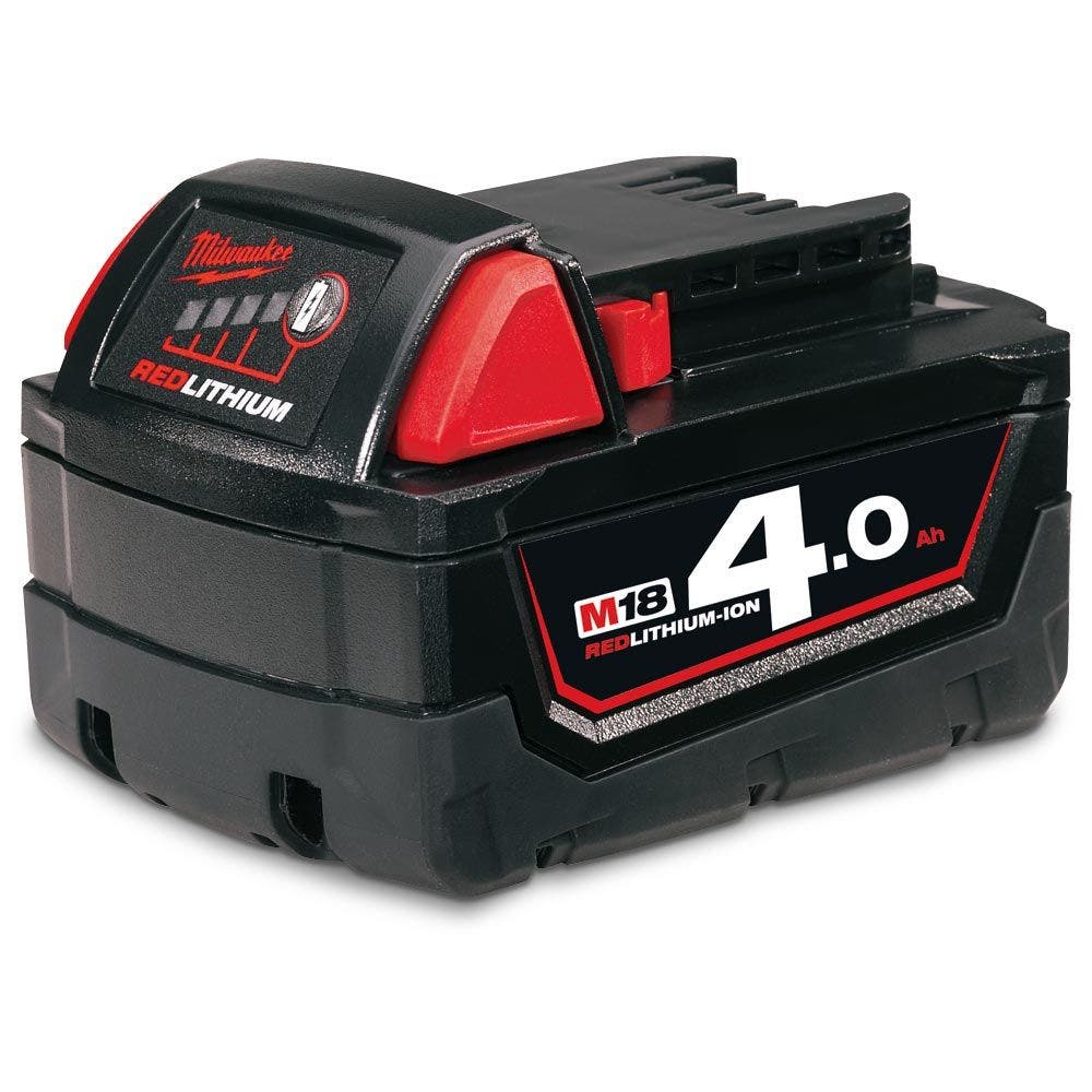 Esmerilhadeira angular Milwaukee 18V sem escova, 2 x 4,0 Ah, 125 mm (5 pol.), com kit de interruptor de segurança M18BLSAG125XPD402C