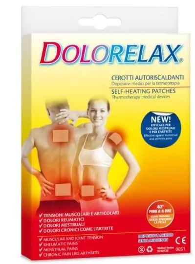 DOLORELAX DolorelaxIce Med pleistras su karščio ir šalčio efektu 3 vnt.