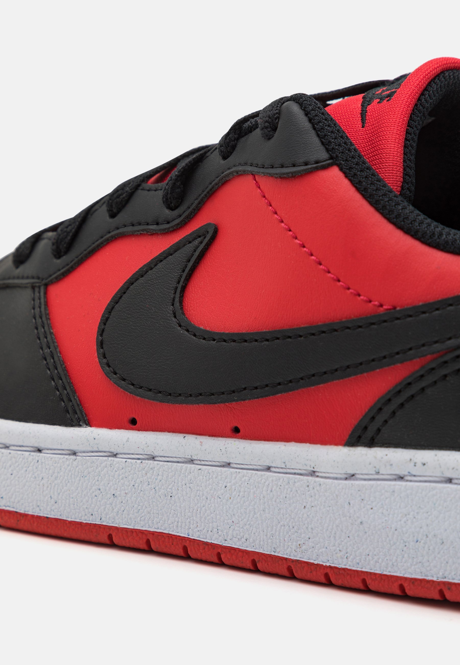 Nike Sportswear COURT BOROUGH LOW UNISEX - Buty sportowe - uniwersyteckie, czerwone/czarne/białe