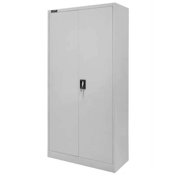 Szafa Biurowa Metalowa Na Dokumenty Aktowa 185x90x40cm Szara Mega-M