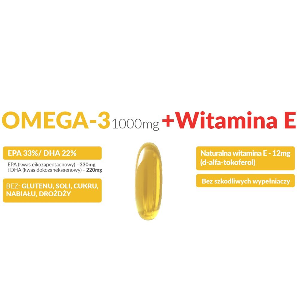 Progress Labs Omega 3 + E vitamīns 1000 mg bez ĢMO