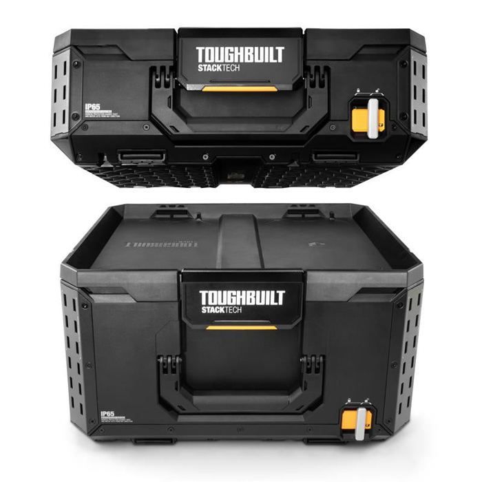 Caixa de ferramentas para construção - TOUGHBUILT - TB-B1S3-B-70R-BEA - Kit com 3 peças - Polímero de alto desempenho - Rodízios para todos os terrenos