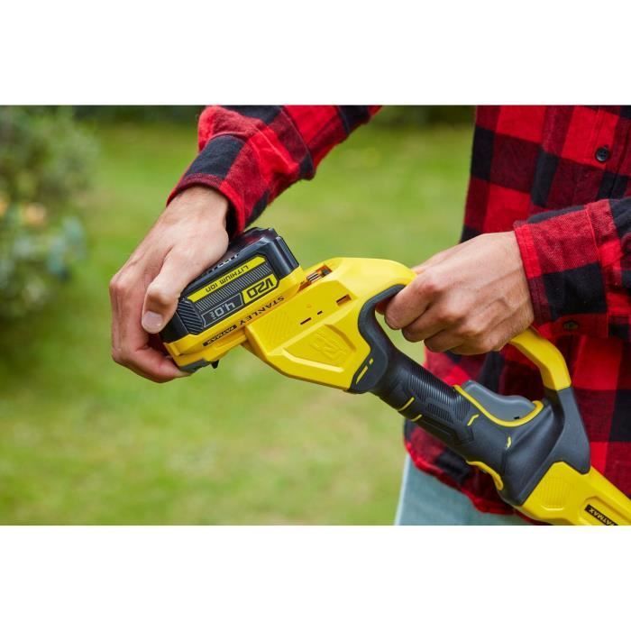 Podadora de pértiga inalámbrica Stanley Fatmax - SFMCPS415B-XJ - 18 V - Cadena de 20 cm - Hasta 4,5 m - Batería no incluida
