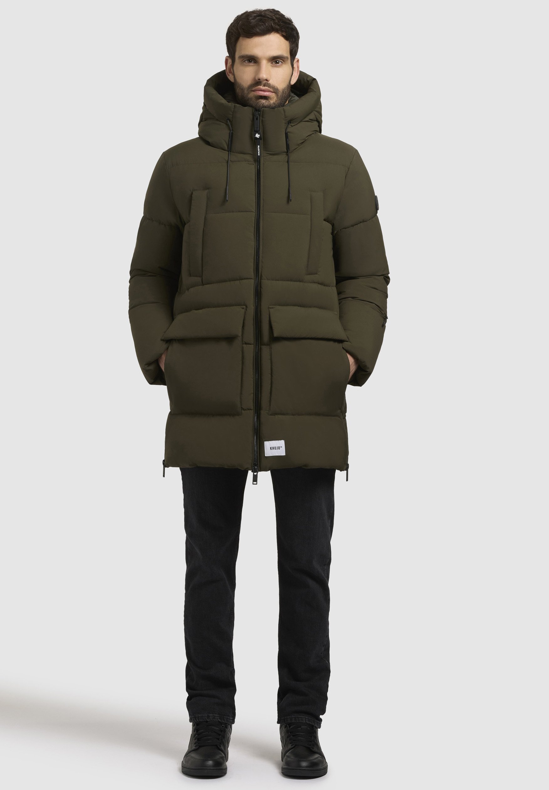 khujo WELM MATT - Manteau d'hiver - vert foncé