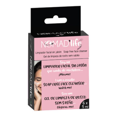 Nomad Life såpefri ansiktsrensegel, ansiktsrensegel i poser, 5 ml