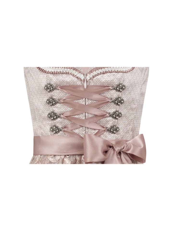 Nübler Dirndl Midi Tessa in Taupe günstig kaufen