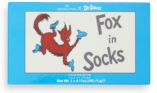Dr. Seuss Fox „Sox“ veido paletė Bronzantai veidui