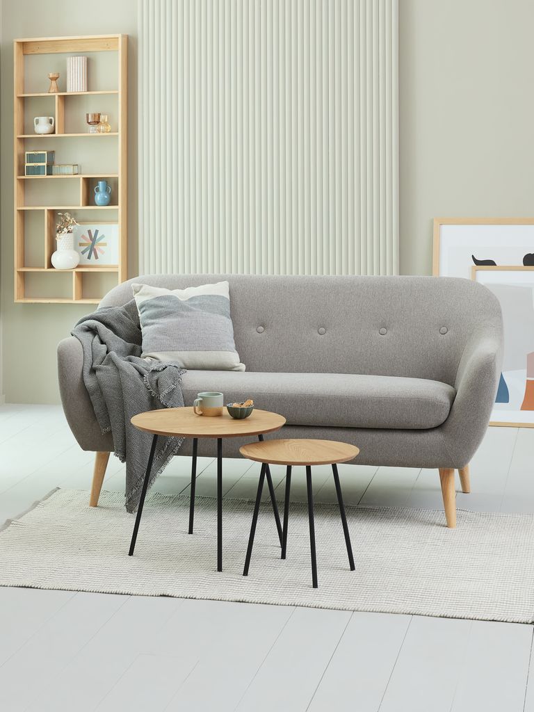 EGEDAL 2,5 vietų sofa EGEDAL šviesiai pilkos spalvos