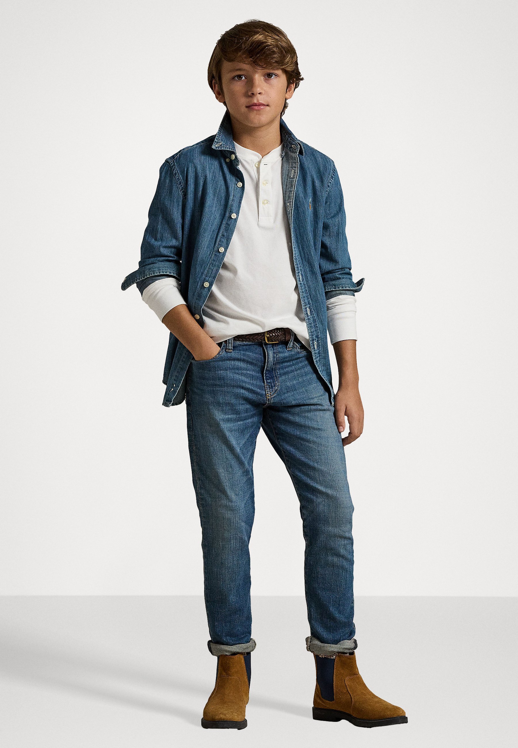 SULLIVAN SLIM STRETCH JEAN - Džíny Slim Fit - black/white
