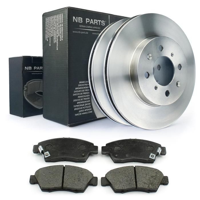 Vordere Bremsscheiben und Bremsbeläge 262 mm, belüftet, für Honda V VI VII CRX III