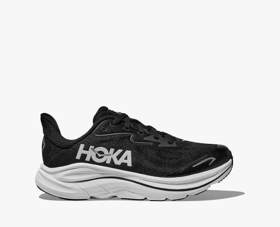HOKA Clifton 10 Svart/Hvit