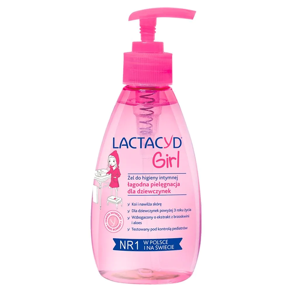 Lactacyd Żel do Higieny Intymnej z Pompką Girl