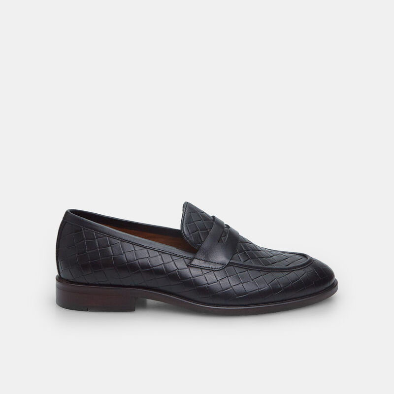 BATA Eleganckie skórzane mokasyny męskie