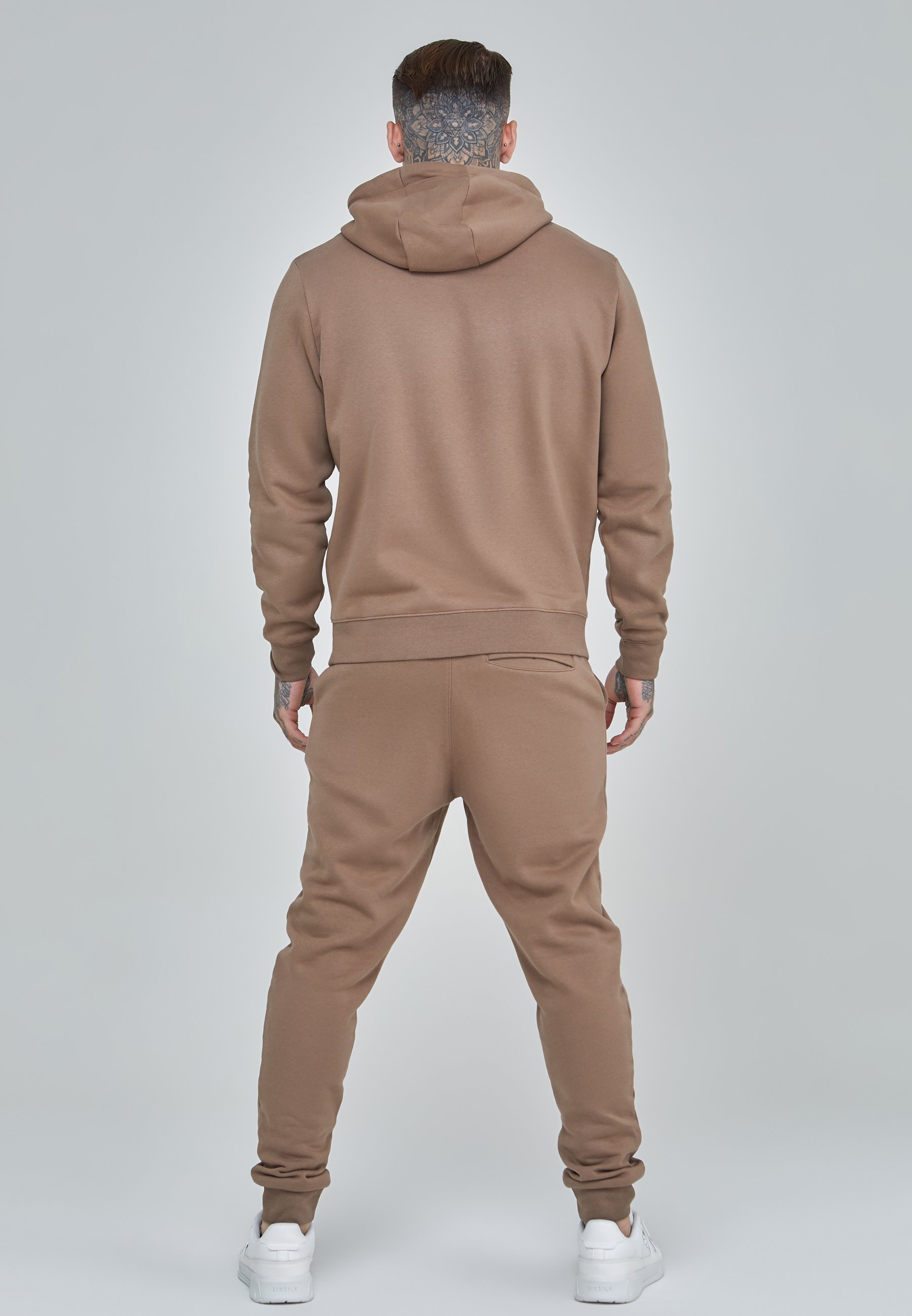 Pantalon de survêtement SIKSILK ESSENTIALS - marron