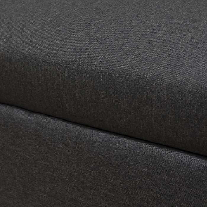 Canapé d'angle convertible CLARK 3 places gris chiné