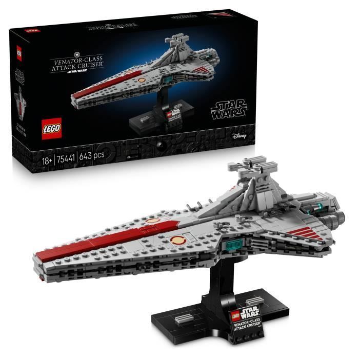 LEGO Star Wars 75441 Le Croiseur d’Assaut de Classe Venator - Set pour Adulte - Vaisseau