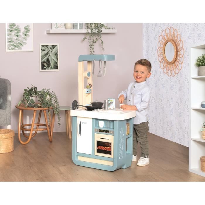 Smoby Cuisine Bon Appetit - 23 Accessoires - Effet sonores (plaques de cuissons électroniques) dès 3 ans