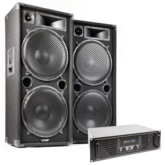 Amplificatore - MAX - SKY-2000B - 4000 W - Uso semi-professionale - Prestazioni potenti