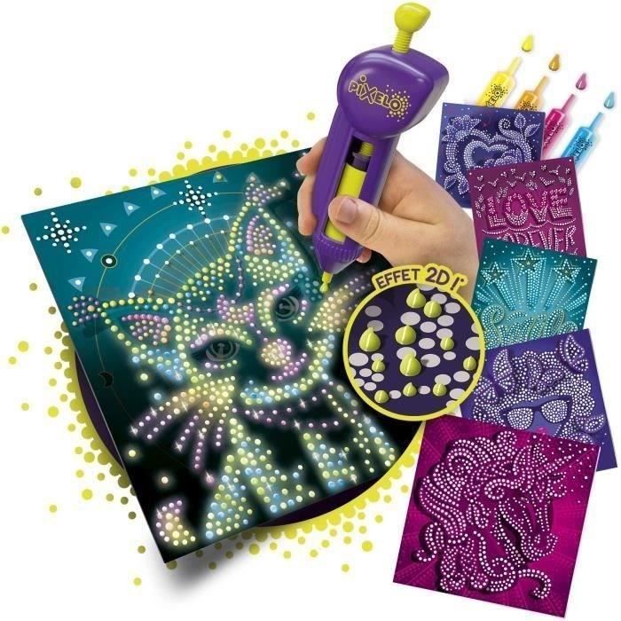 Juego de colorear - LANSAY - 20285 - Pixelo Phospho 2D