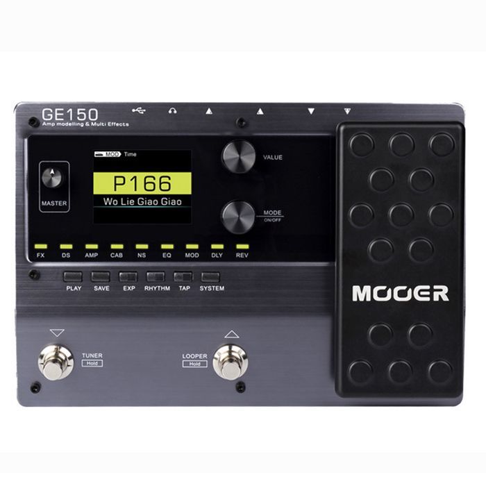 Pedal multiefectos para guitarra - RNCYN - GE150 - Múltiples efectos de sonido - Grabación - Actuación en directo