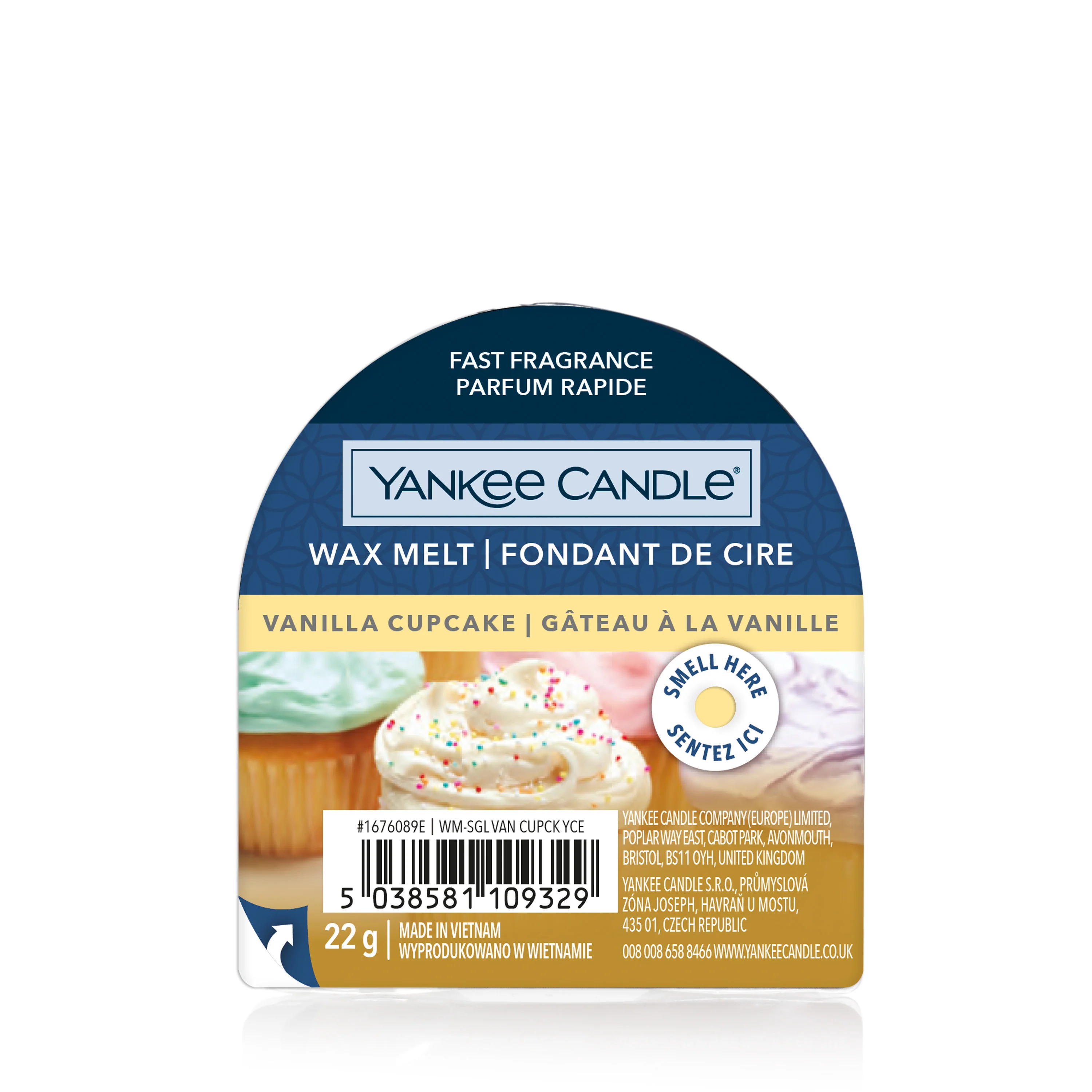 Wax Melts Vanilla Cupcake - Candela Profumata