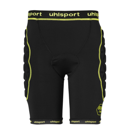Short rembourré Bionikframe noir/jaune fluo Uhlsport